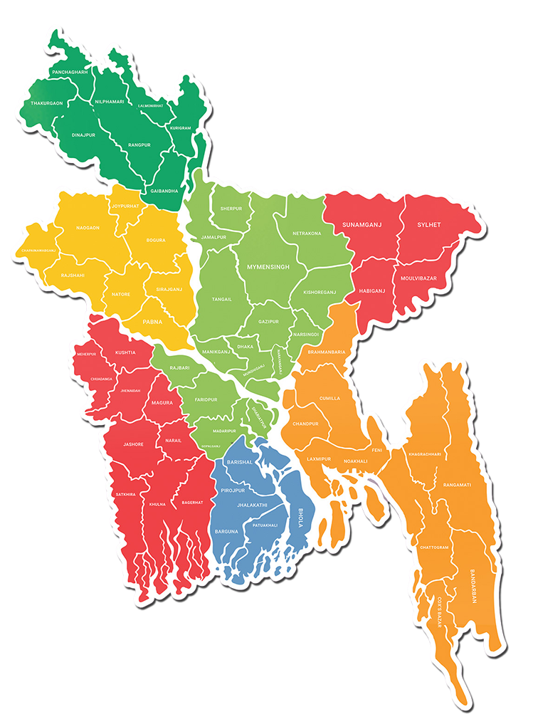Bangladesh map
